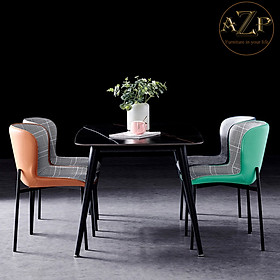 Mua Bộ Bàn Ăn Mặt Đá Chân Thép Phong Cách Đương Đại Xu Hướng Hiện Nay / Kích Thước 1.2m - 1.4m - 1.6m & 1.8m