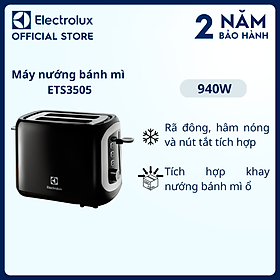 Mua Máy nướng bánh mì Electrolux ETS3505 - rã đông và hâm nóng  tích hợp khay nướng bánh mì ổ  Hàng chính hãng 