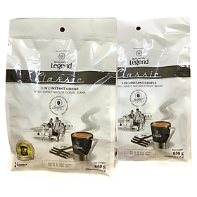 ( Combo 02 Túi) Cà phê hòa tan Trung Nguyên Legend Classic - Túi 50 Sachets( tức 50 gói)