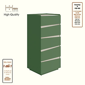 [Happy Home Furniture] VIGGO, Tủ lưu trữ 5 ngăn kéo, 56cm x 45cm x 120cm ( DxRxC), THK_160