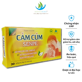 Viên uống cảm cúm SENPE Hỗ Trợ Giải Cảm, Giảm Ho, Đau Đầu