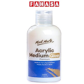 Dung Môi Phủ Bóng Dành Cho Màu Acrylic 135ml - Mont Marte MAMD0001_V06