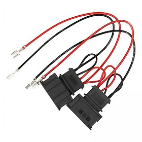 2X 2 Pieces Car Stereo Speaker Wire Harness Adaptor Connection Parts for Golf
