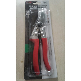 KÉO CẮT CÀNH LƯỠI CONG 8” CÁN ĐỎ TOP TGP-00520