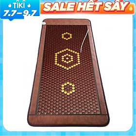 Thảm đá nhiệt nóng hàn quốc, ion âm 53x160 giảm đau lưng, hỗ trợ giảm béo, ngủ ngon