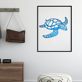 Sea Turtle Statue, Hanging Decoration Gifts Wall Animal Figurines Sculpture for Office Garden Bathroom Kitchen TV Cabinet