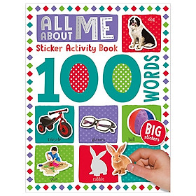 [Download Sách] 100 Words All About Me Sticker Activity Book