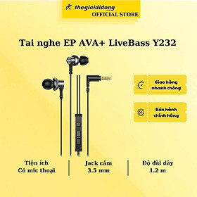 Mua Tai nghe Có dây AVA+ LiveBass Y232 - Hàng chính hãng - Hàng Chính Hãng