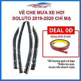 Vè mưa Soluto 2019-2020 vè chỉ mạ che mưa bảo vệ xe