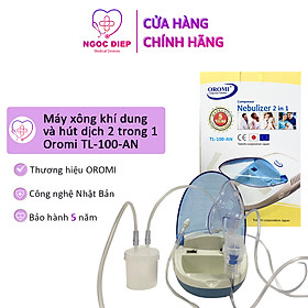 Máy hút dịch, máy xông khí dung OROMI TL-100 - Máy xông mũi họng cho trẻ em, người lớn - Hàng chính hãng
