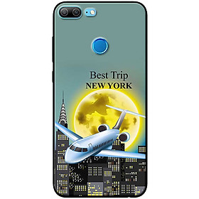 Ốp lưng dành cho Honor 9 Lite mẫu Máy bay mặt trăng