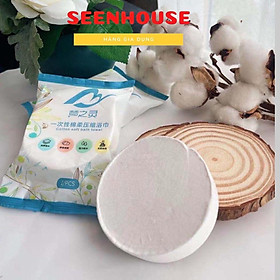 Mua Khăn tắm NÉN du lịch 70x140cm khăn cotton thấm hút tốt tiện lợi