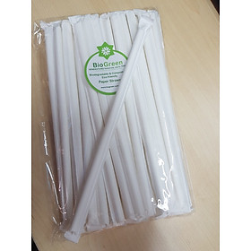 Mua 100 Ống hút giấy Biogreen có bọc giấy từng ống