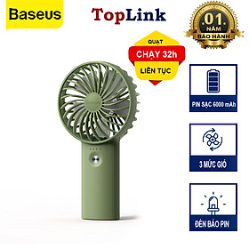 Mua Quạt Tích Điện Cầm Tay Pin Trâu 32h Sử Dụng Yoobao F3 Với 3 Tốc Độ Gió Có Đèn Báo Pin Thiết Kế Nhỏ Ngọn - Hàng Chính Hãng