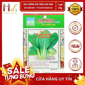 Mua Hạt Giống Cải Thìa ( Cải Bẹ Lớn - Cải Chíp ) 20Gr- Trồng Rau Xanh Rau Sạch Bằng Đất Sạch  Mùn Dừa Và Phân Hữu Cơ - Phú Nông