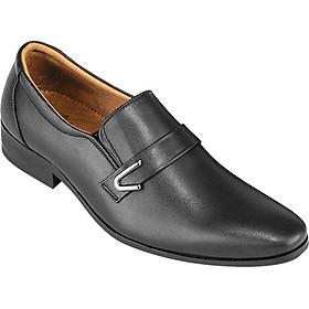 Giày Tây Nam Da Bò SUNPOLO SU116D - Đen