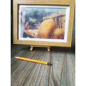 Mua tranh vẽ tay - tranh để bàn - tranh phong cảnh