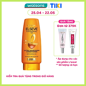 Dầu Xả L'Oréal Paris Elseve Extraordinary Oil Ultra Nourishing Dưỡng Tóc Suôn Mượt 280ml