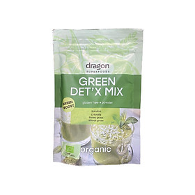 Hỗn hợp bột xanh detox hữu cơ Green detox organic Dragon Superfoods 200g