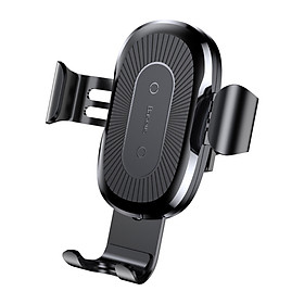 Giá Đỡ Điện Thoại Kiêm Sạc Không Dây Trên Ô Tô Cho iPhone X Và Samsung S8 S9 Baseus 10W QI