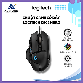 Mua Chuột game có dây Logitech G502 Hero - Cảm biến Hero 25k  RGB  11 nút lập trình - Hàng Chính Hãng