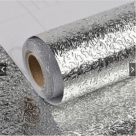 Mua Cuộn giấy bạc dán bếp cách nhiệt  miếng decal dán tường nhà bếp chống thấm bền đẹp Khổ 60cm