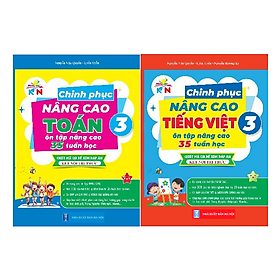 Sách - Combo Chinh Phục Nâng Cao Toán + Tiếng Việt Lớp 3 - Kết Nối - Nhà Xuất Bản Hà Nội
