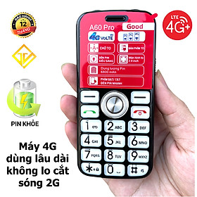 Điện thoại Người Già Good A60 Pro 4GGọi HD Call , Có SOS , Màn lớn