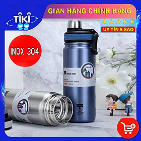 Mua Bình Giữ Nhiệt Cao Cấp 304  Có Nắp Xoáy Tiện Lợi Giữ Nhiệt Nóng Lạnh