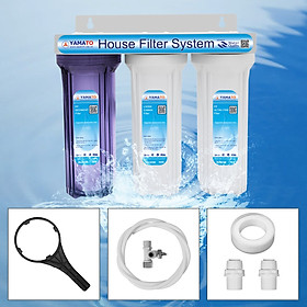 Mua Bộ Cốc Lọc Đầu Nguồn Yamato YH10P5LP1-03CW | Bộ Tiền Lọc | kèm bộ phụ kiện kết nối | phù hợp lắp trước máy lọc nước R.O  máy ion kiềm . . . (Hàng Chính Hãng)
