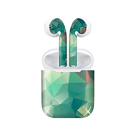 Mua Miếng dán skin chống bẩn cho tai nghe AirPods in hình Vân kim cương - BG0035 (bản không dây 1 và 2