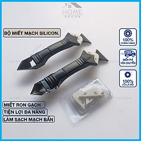 Mua Bộ miết mạch Silicon đa năng 3 trong 1 kèm 5 đầu miết (đầu tuốt inox).