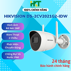 Camera Hikvision IP Wifi Ngoài Trời DS-2CV2021G2-IDW Đàm Thoại 2 Chiều - Hàng chính hãng
