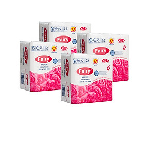 Combo 4 gói Khăn giấy ăn Napkin Fairy 320