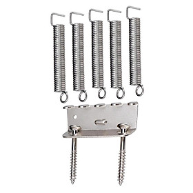 Stainless Steel Tremolo Tension Springs and Claw with Screws Set