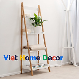 Mua Kệ Hình Thang 4 Tầng CANA Gỗ Cao Cấp 9189 - Thương hiệu Viet Home Decor