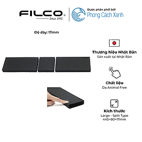 Mua Kê tay bàn phím cơ Filco Animal Free Leather Macaron - L3 Black (Kiểu tách) - Hàng Chính Hãng