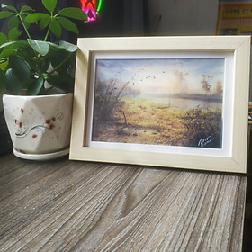 Mua Tranh để bàn - tranh phong cảnh - tranh phong thuỷ - tranh vẽ tay