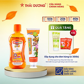 Bộ vệ sinh răng miệng dành cho trẻ em - Kem đánh răng Valentine Kiddy 50g & Nước súc miệng Valentine Kiddy 250ml