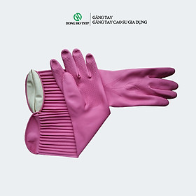 Mua Găng tay cao su dùng trong gia dụng size L dài tới nửa cánh tay