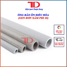 Mua Ống gen cách nhiệt ống đồng điều hòa ĐƠN XÁM PHI 35 (loại dài 1 mét và 2 mét) hàng nhập khẩu - Điện Lạnh Thuận Dung