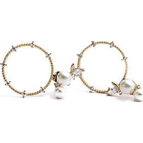 Hoa Tai Bạc 925 Hàn Quốc 446E-G