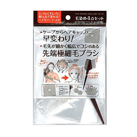Bộ 04 món nhuộm tóc tiện lợi Seiwa Pro (áo choàng/lược/mũ tai/găng tay) - Hàng nội địa Nhật Bản nhập khẩu chính hãng