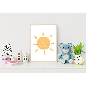 Mua Tranh treo tường | Tranh cho bé-You Are My Sunshine 68   tranh canvas giá rẻ
