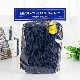 Mediterranean Decorative Fishing Net Hemp Rope Photography Props Background Wall Decoration