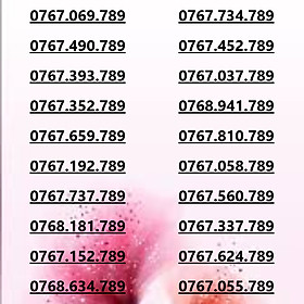 Sim Mobifone Sim đuôi 789 (sim sảnh tiến) mang ý nghĩa phát triển bền vững, thăng tiến sự nghiệp và tài lộc 4G/5G data 180GB [SIM CHƯA KÍCH HOẠT, PHẢI ĐĂNG KÝ CHÍNH CHỦ] - HÀNG CHÍNH HÃNG