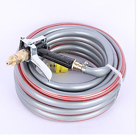 Mua Bộ Dây và Vòi Phun Xịt Nước Rửa Xe Tưới Cây Tăng Áp Lực Nước  206400 (xám