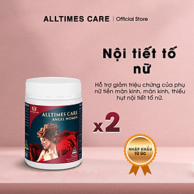 [COMBO 2 HỘP] Thực phẩm bảo vệ sức khỏe hỗ trợ cải thiện nội tiết tố nữ ALLTIMES CARE ANGEL WOMEN - Hộp 60 viên