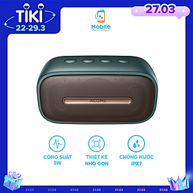 Mua   Chống Nước IPX7   Loa Bluetooth Mini ACOME  Công Suất 5W  Thiết Kế Nhỏ Gọn  Âm Thanh Chất Lượng Cao  Bass Cực Đã - Hàng Chính Hãng