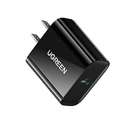 Mua Ugreen UG10184CD137TK 18W PD3.0 usb type c màu đen sạc nhanh chuẩn US ABS plastic - HÀNG CHÍNH HÃNG